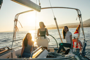 Sunset cruise moon sailing marbella