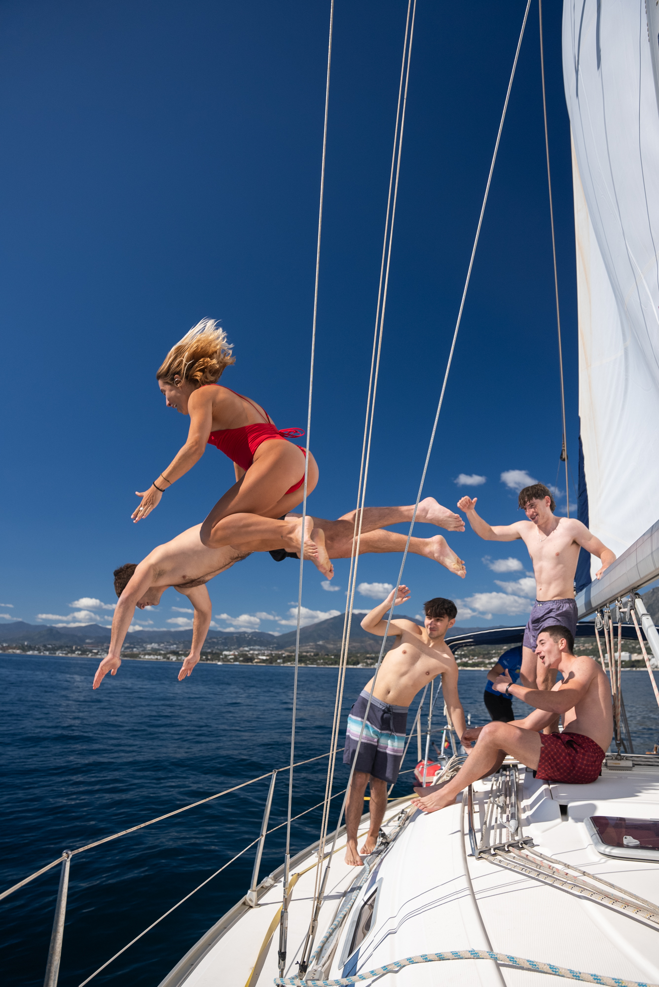 lets jump to the water!