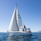 sailing in marbellla with our Bavaria